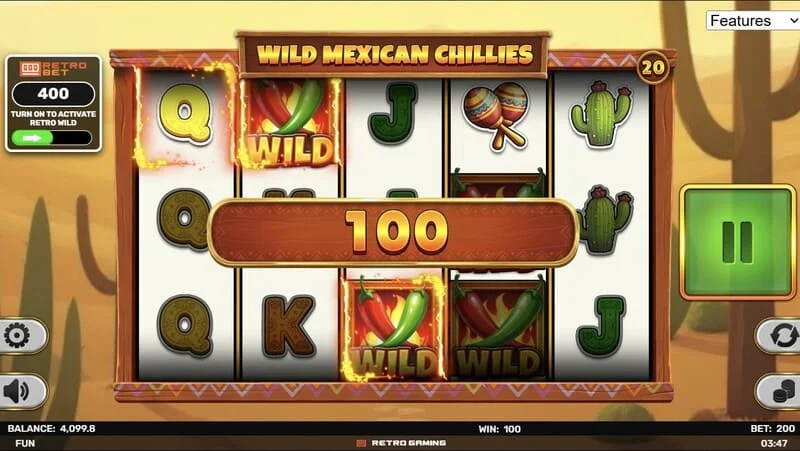 Wild Mexican Chillies - Wild ქსელზე და საგადამხდელო ხაზი